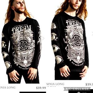 NWT KILLSTAR INSOMNIA LONG SLEEVE TOP size small *SOLDOUT*